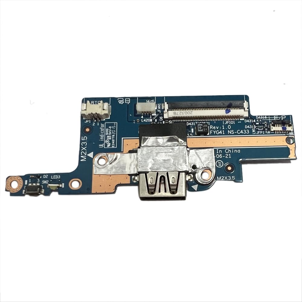 IFIXAI USB Board Replacement for Lenovo Yoga C740-14IML 81TC 5C50S24993 NS-C433