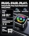 Wireless CarPlay Adapter & Android Auto Wireless Adapter, 2-in-1 Bluetooth Car Adapter Dongle, Convert Factory Wired Apple CarPlay to Wireless, Ultra-Mini Plug & Play, Includes USB C & USB-A