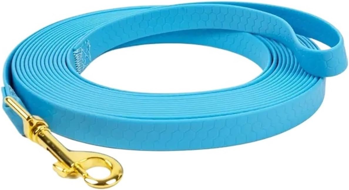 Waterproof Long Leash Durable Dog Recall Training Lead ，Compatible for Outdoor Hiking, Yard, Beach and Swimming(Burgundy,X-Large)