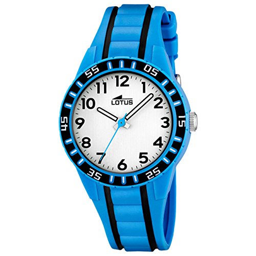 Preisvergleich Produktbild Lotus Jungen Analog Quarz Uhr mit Gummi Armband 18172 / 4