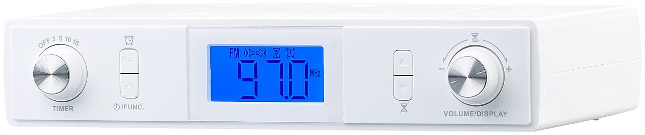 auvisio Radios de Cocina - Radio de Cocina: Radio de Cocina empotrada, Sintonizador PLL para FM/Am, Altavoces estéreo (Infraestructura, Pastel)