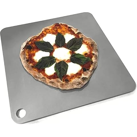 THERMICHEF by Conductive Cooking Square Pizza Steel 1/4" Deluxe version, 14"x14" Cover