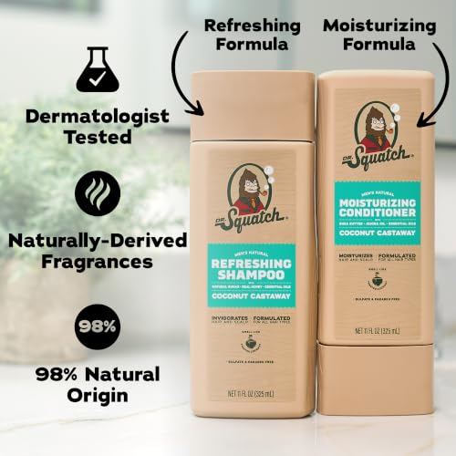 Dr. Squatch Men's Natural Shampoo and Conditioner Set (11 fl oz, 2-Pack) - image 4