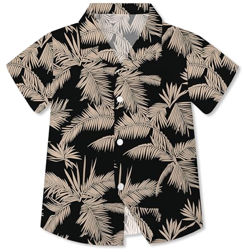Image of Betusline Girls' and Womens' Hawaiian Shirt Blouse Button Down Beach Shirts
