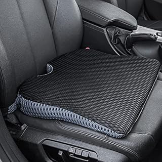 Car Seat Cushion Memory Foam Wedge Tailbone Cushion Automobile Wedge Pad Pillow for Car, Truck, and Office Chair Wheelchairs Coccyx Support Tailbone Pain Relief