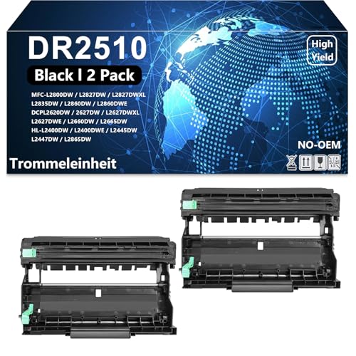 Cartouches d'encre DR2510 APRONE compatibles avec imprimantes Brother MFC et DCP