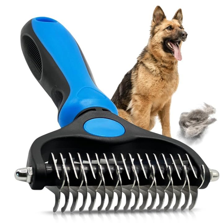 See full amazon price history chart for UNICHOICE Grooming Brush - Double Sided Shedding and Dematting Undercoat Rake Comb for Dogs and Cats,Extra Wide,Dog Grooming Brush, Dog Shedding Brush (MULTI COLOR) UNICHOICE Grooming Brush - Double Sided Shedding and Dematting Undercoat Rake Comb for Dogs and Cats,Extra Wide,Dog Grooming Brush, Dog Shedding Brush (MULTI COLOR) (B0CGLRMBQ4) Amazon Price History, Amazon Price Tracker