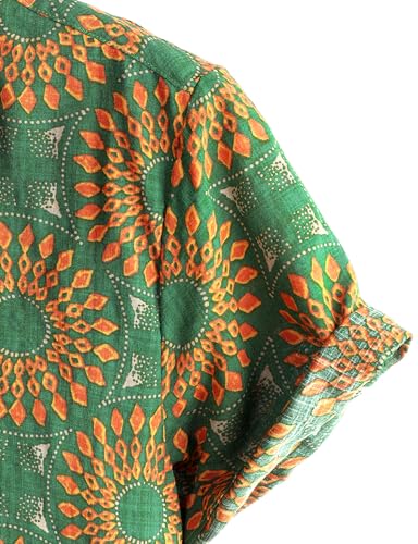 Image of VATPAVE Mens Casual Hawaiian Floral Shirts Short Sleeve Button Down Tropical Shirts Beach Summer Shirts