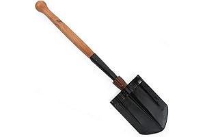 WW2 Authentic German Military Epic Militaria Folding Shovel - High Carbon Steel Entrenching Tool
