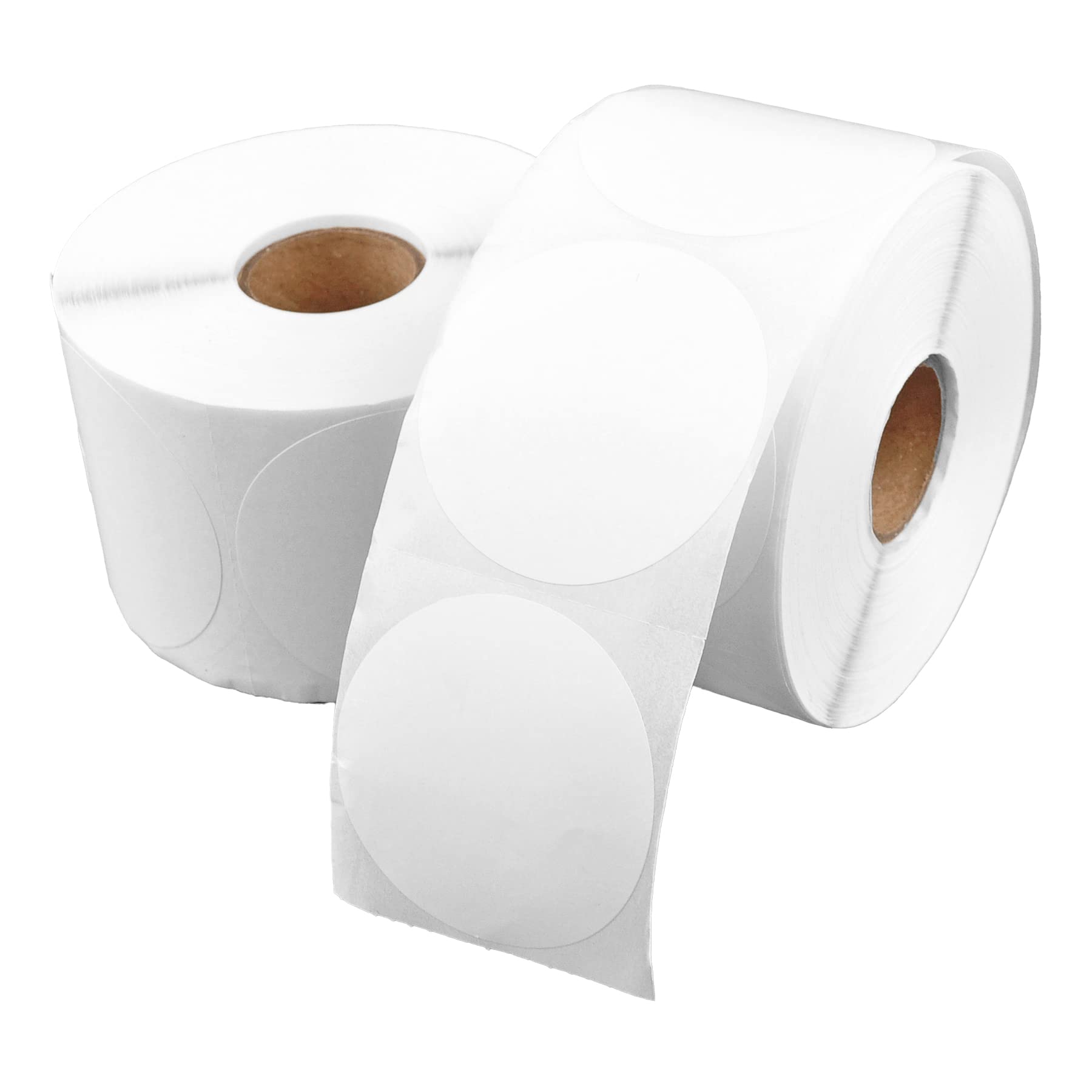 Arkscan2 Rolls of 2" Circle Direct Thermal Label, 750 Labels per Roll - for Zebra & Arkscan Printers