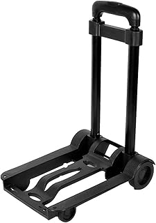 Kiboule Carrinho de bagagem dobrável Carrinho de viagem dobrável leve e compacto Carrinho de mão Carrinho de bagagem dobrável Carrinho de mão dobrável carrinho de viagem para bagagem de viagem pessoal