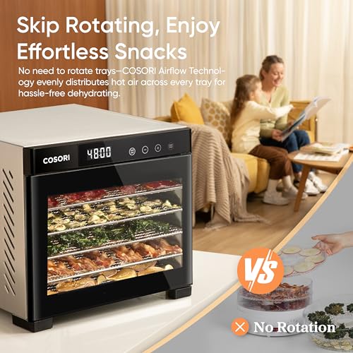 image for COSORI Food Dehydrator for Jerky, Large Drying Space with 6.48ft², 60