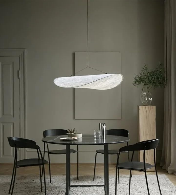 Suspension LED en soie D80cm à intensité variable et design suspendu - 2