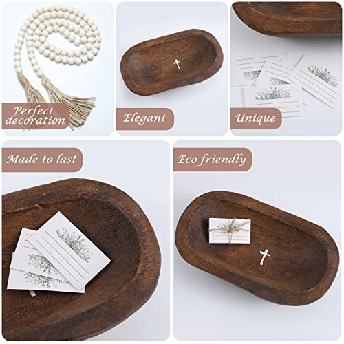 Cuenco decorativo de madera Kathfly para conectar con la fe y la oración 4