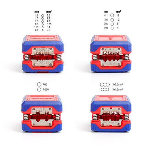 WORKPRO Pinza Spelafili Innovativo, Utensile