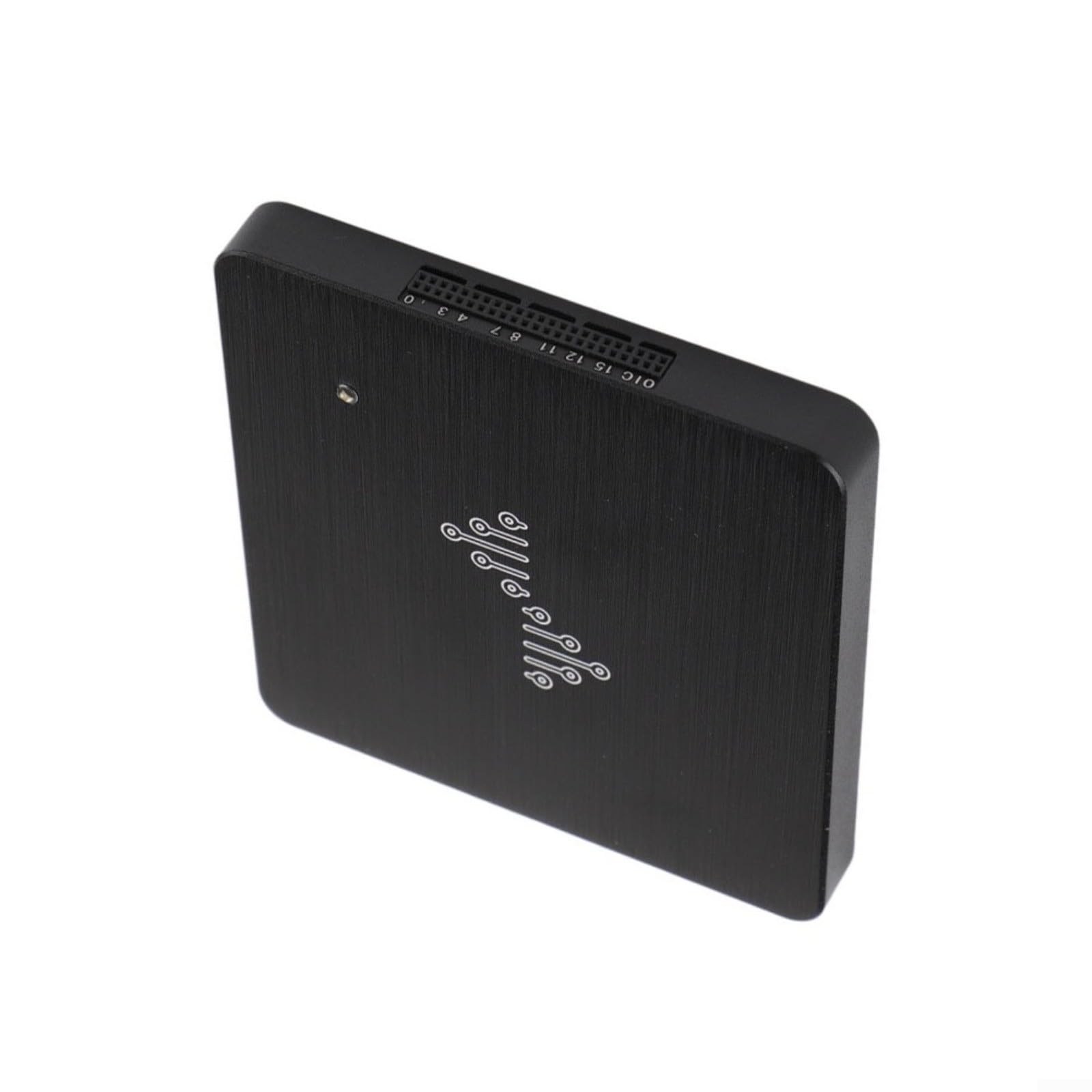 DSLogic U2Basic Logikanalysator 16 Kanäle 100 MHz Bandbreite 1,6 Gbps Abtastrate 256 Mbit Speicher USB Protokollanalyse für Ingenieure Techniker Entwicklung Diagnose Schwarz