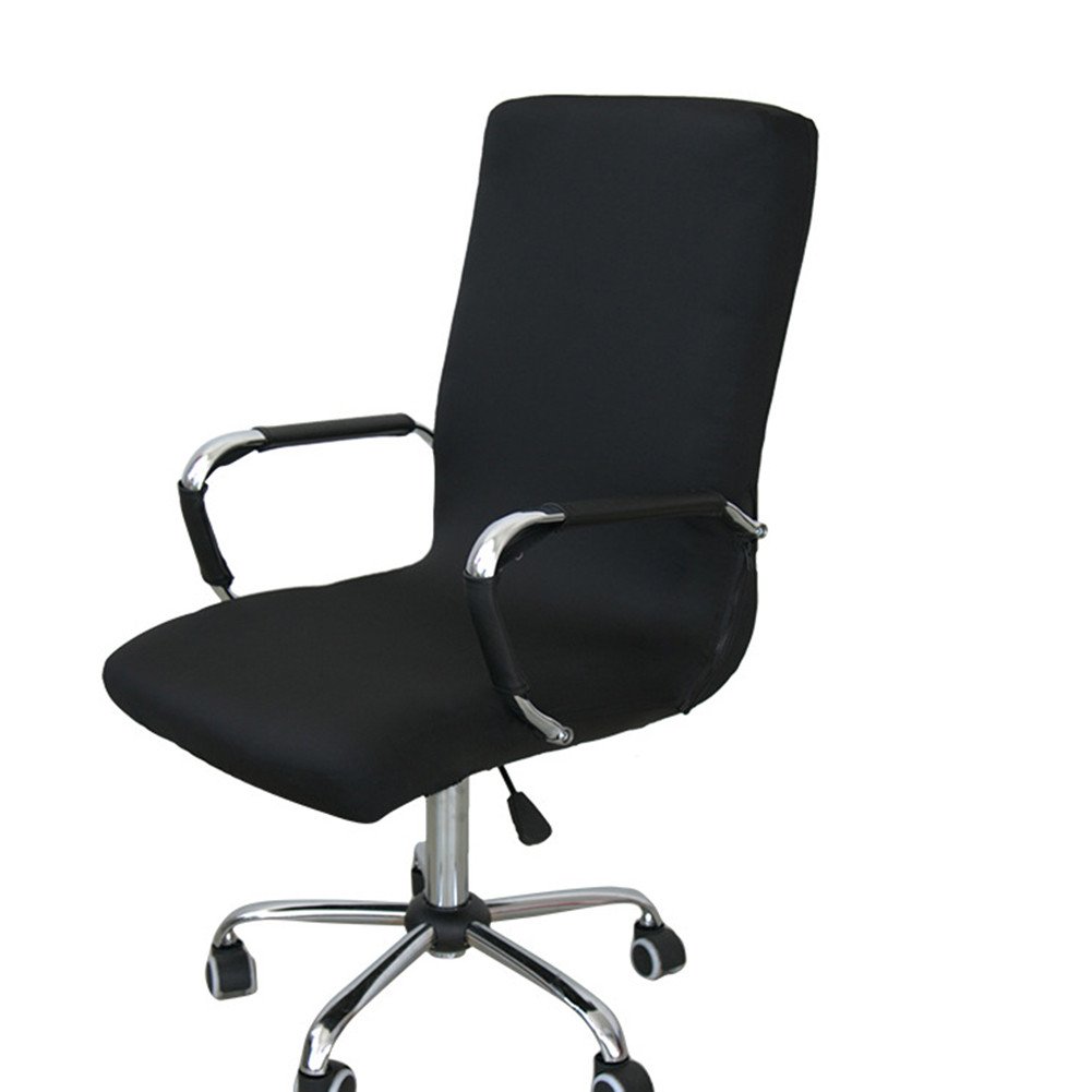 Housse élastique Pour Fauteuil De Bureau - Taille L (70-80 Cm), Tissu Extensible, Lavable - Protection Anti-poussière