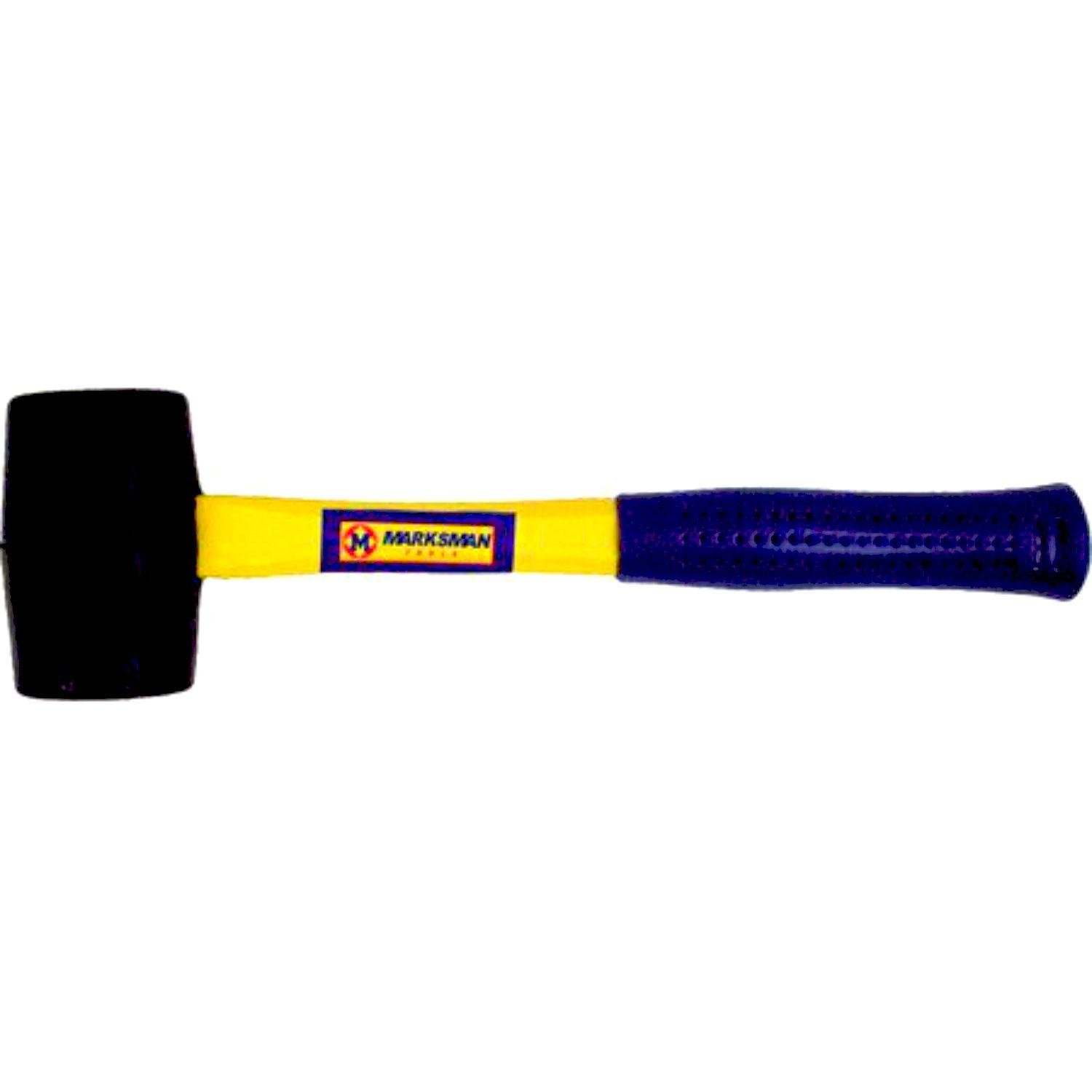 Marksman Rubber Mallet With Fibreglass Handle - 8Oz 5038673530192