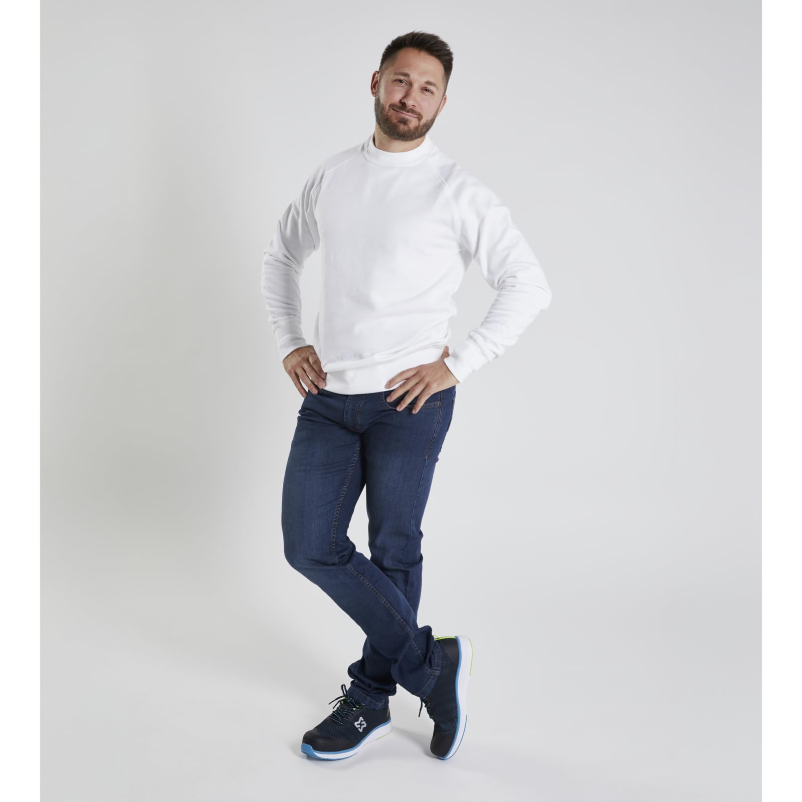 WüRTH MODYF Sweat de Travail col Rond Blanc