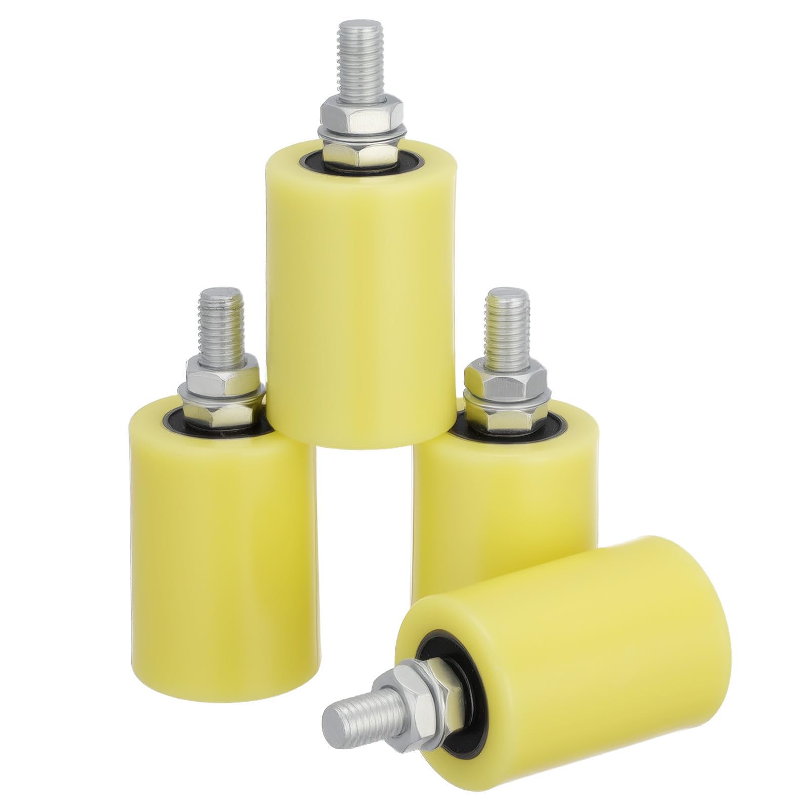 Poulie nylon pour porte coulissante lot de 4 galets 50x70 mm