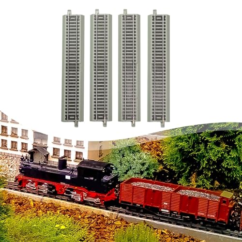 Rails train miniature HO robustes en fer et PP pour modélisme ferroviaire durable - 5