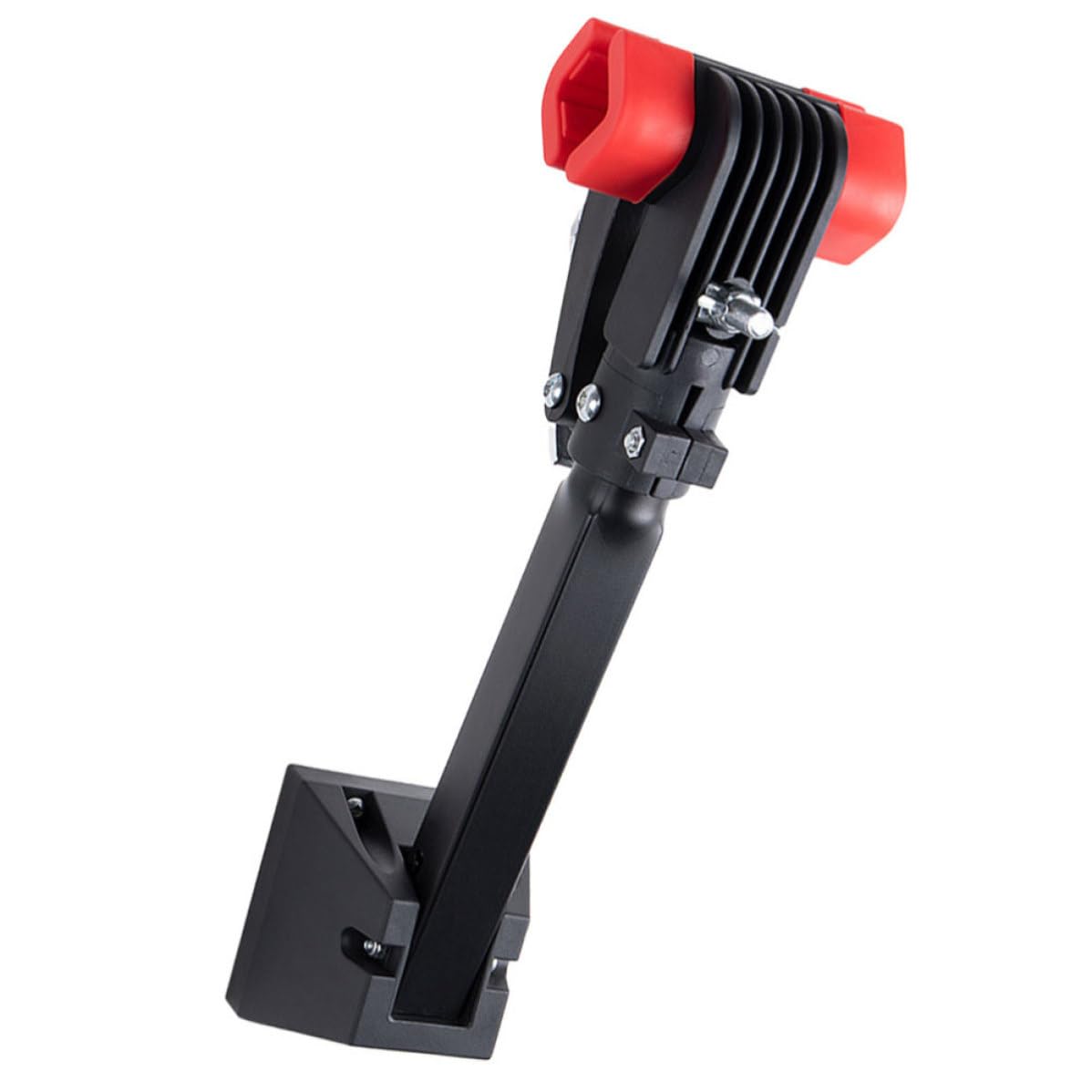 Colgador para guardar bicicletas exterior de metal ligero con líneas suaves