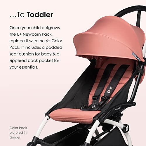 image for BABYZEN YOYO2 Stroller & 0+ Newborn Pack - Includes White Frame, Toffe