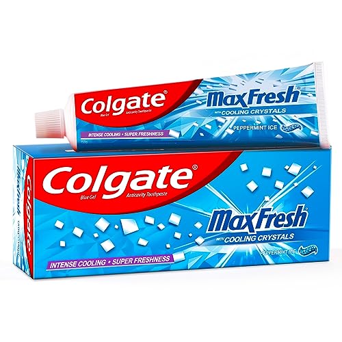 Image of Colgate Kids Batman Manual Toothbrush(Pack of 3,Multicolor) & Colgate MaxFresh 300g (150g x 2, Pack of 2) Toothpaste, Blue Gel Paste(Peppermint Ice, Saver Pack)