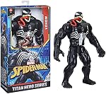 Hasbro Marvel Spider-Man Titan Hero Series Deluxe Venom Toy 12-Inch-Scale Collectible Action Figure, Toys for Kids Ages 4 and Up (F4984)