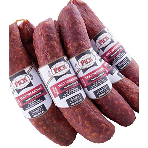 Echt ungarische Salami KOLBÁSZ ca.1Kg - Ungarische Paprika Kolbász-Paare - Geschenkidee WF-10087