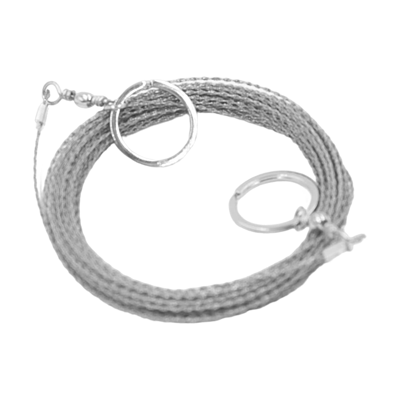 Bigougem Outdoor Wire Saw Thickened Pull Ring High Hardness Stainless Steel Camping Hand Saw Cutting Water Grass Super Long 5m