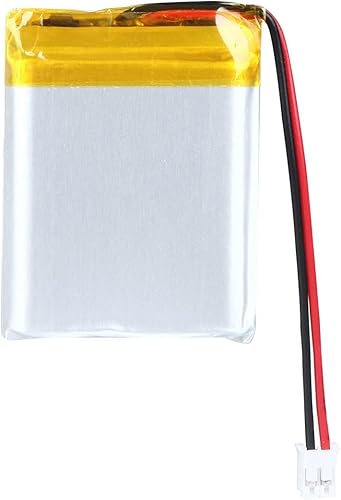 Miniatura 2 de 3.7V 1300mAh 703647 Lipo batería recargable de iones de polímero de litio con conector JST