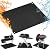 TOHONFOO 36 x 30 inch Under Grill Mats for Outdoor Grill - Fireproof Grill Mats for Outdoor Grill Deck Protector - Water Resistant & Oil Proof- Easy to Clean Fire Pit Mat
