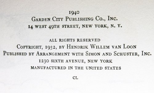Van Loon's Geography B002CO914I Book Cover