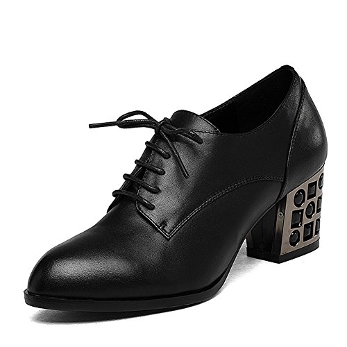 Chaussures en cuir pour le bureau et les sorties printanières de dames