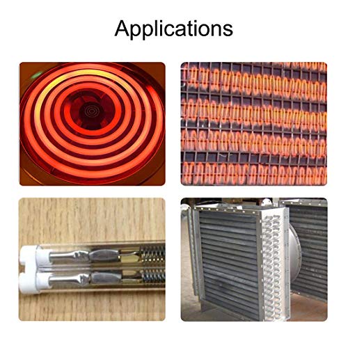 3Pcs Heating Element Coil, Resistance Wire Kiln Furnace Heating Coil Heater Wire Dryer Restring Kit 1200W #TOP3