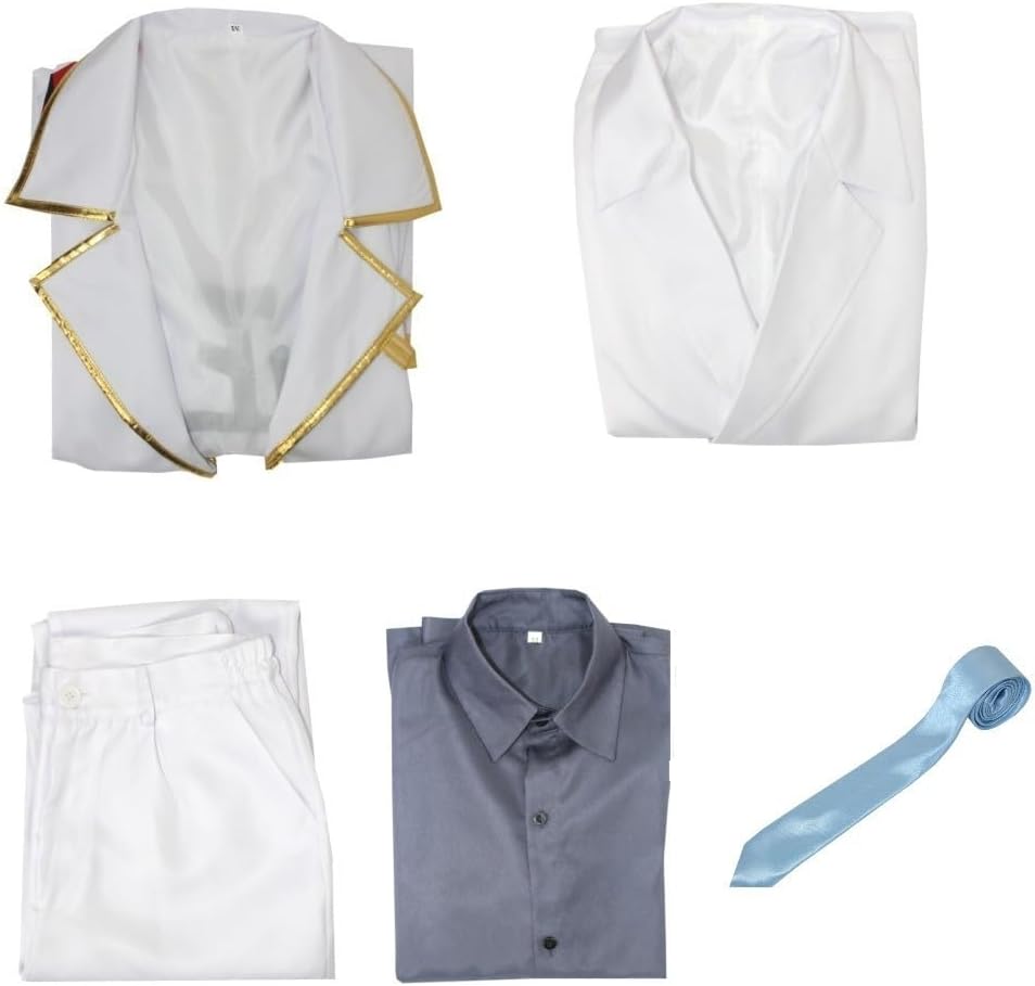 Men Cosplay Costume Anime Uniform Navy hero Cloak Suit Halloween Outfits - Image 3