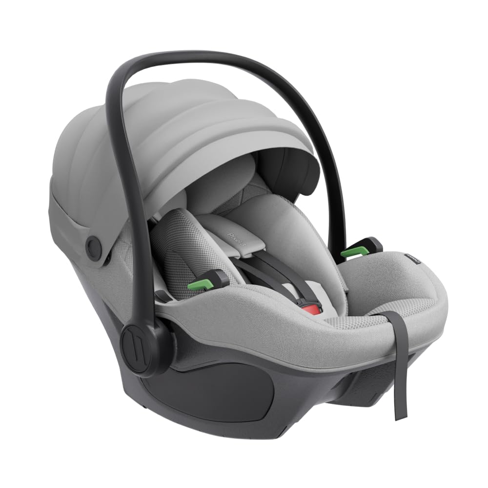 Avionaut Pixel 3 Siège Auto Bébé 0–13 kg (40–86 cm) – Ultra Léger & Facile à Transporter, Confort Ergonomique pour Nouveau-né, Sécurité i-Size, Compatible ISOFIX, Idéal Dès la Naissance (Grey)