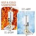 WELKOR Hot and Cold Beverage Dispenser with Stand, 0.79 Gallon All-in-One Commercial Drink Dispenser with Ice Core&Stainless Steel Drip Trays for Parties, Beer Bar, Coffee (1 HEAD-0.79 GAL, GOLD)