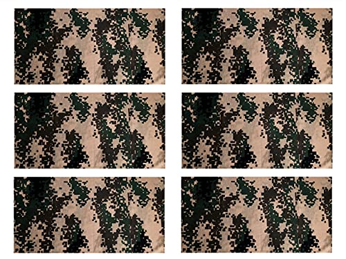 NICKSTON 6 cachecóis camuflados BGB multifuncionais, sem costura, de microfibra, proteção contra poe