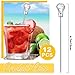 12 Pcs Stainless Steel Cocktail Picks for Drinks Diamond Garnish Picks Cocktail Toothpicks Clear Rhinestone Head Cocktail Skewers Reusable Martini Picks for Cocktails Drink Olive Stir, 4.7 Inch