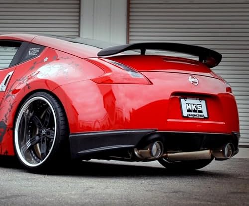 HKS 09+ 370z Dual Hi-Power Titanium Tip Catback Exhaust (requires removal of emi