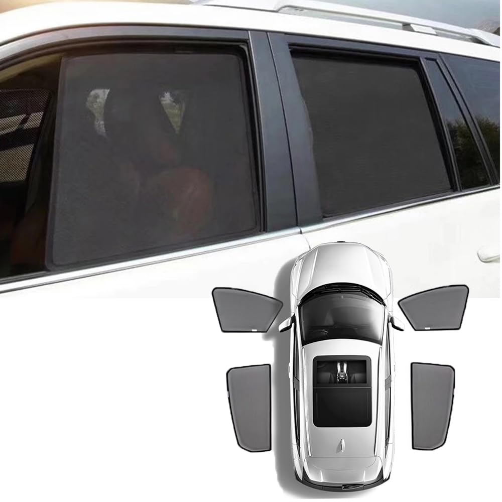 Tendine Parasole Auto Magnetico per B.M.W X1 F48 2015-2022, Parasole per Finestrino Laterale e Finestrini Posteriori Vetri, Blocca Raggi UV Protezione, Privacy Tenda Finestra