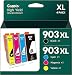 Produktbild 903XL Multipack 903 Druckerpatronen Kompatibel Ersatz für HP 903XL 903 XL Patronen für HP Officejet 6950 Druckerpatronen Officejet Pro 6970 6960 Druckers -4er Pack (Schwarz Cyan Magenta Gelb)