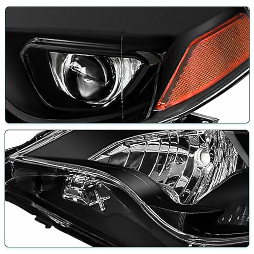 Image of TUSDAR LED Headlight Assembly for 2014 2015 2016 Toyota Corolla (W /Bulbs)