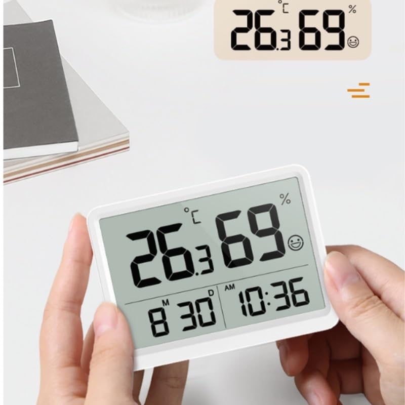 Digital Hygrometer Indoor Household Magnetic Tape Clock
