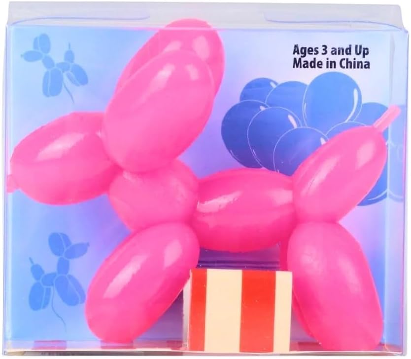 Rhode Island Novelty 2.5 Inch Stretchy Balloon Dog, One Dozen per Order