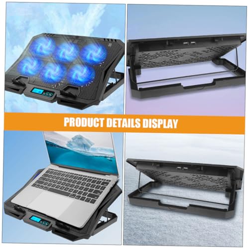 Base portátil refrigerante para laptop 15.6" ajustable miniatura 3