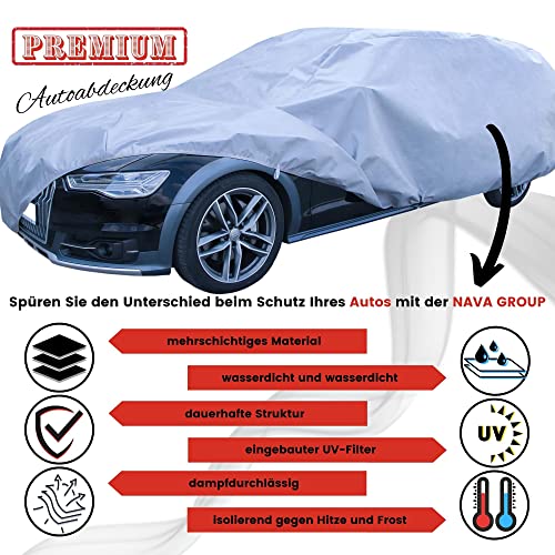 Bâche voiture imperméable et résistante à l'hiver pour format compact 430 cm - 2