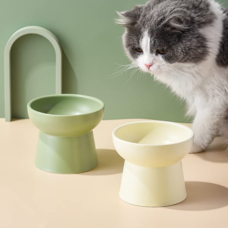 Amazon | ペットボウル 陶器 猫食器 フードボウル 猫 犬